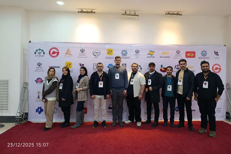 اعضای سرنا در سومین همایش اکوسیستم کارآفرینی گیلان